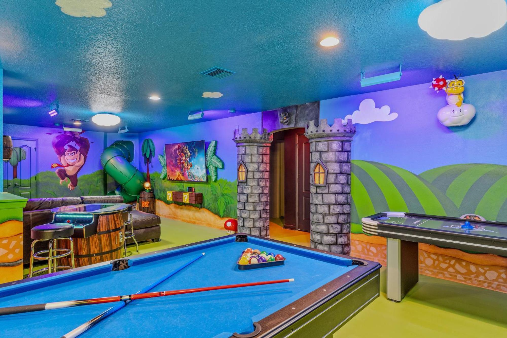 基西米Mario'S Magic Mansion - Family Fun! Private Heated Pool & Spa 4 Miles To Disney!别墅 外观 照片