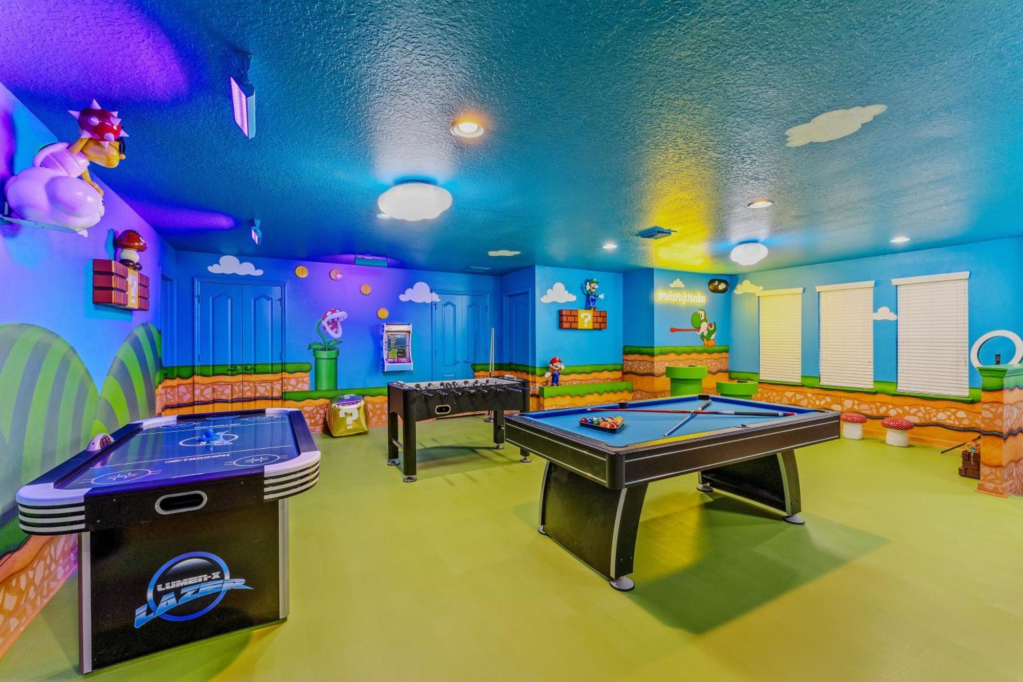 基西米Mario'S Magic Mansion - Family Fun! Private Heated Pool & Spa 4 Miles To Disney!别墅 外观 照片