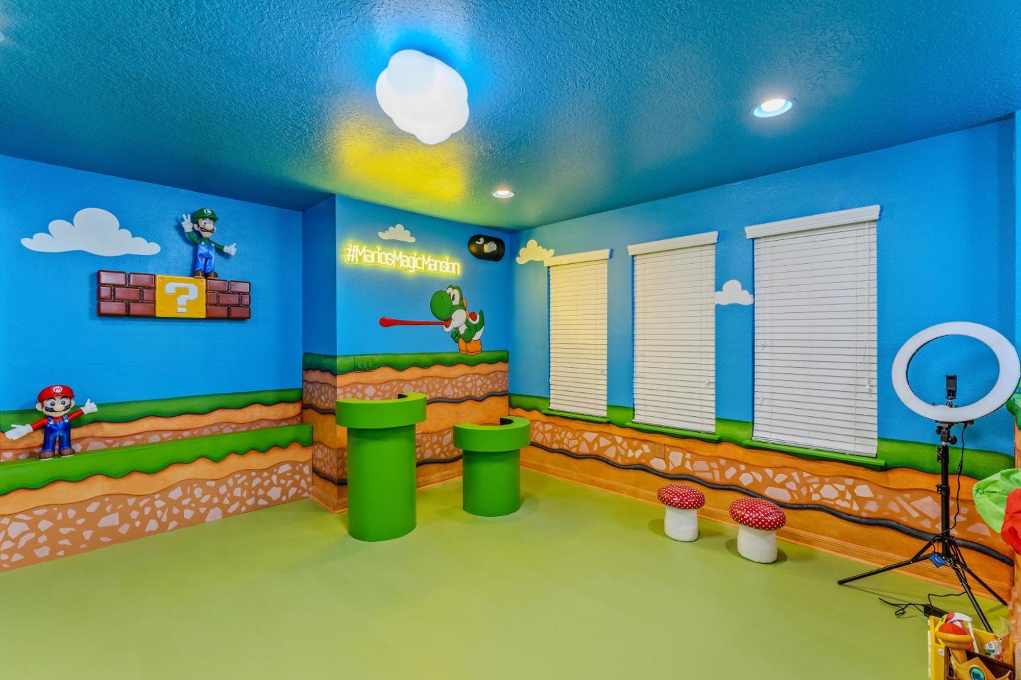 基西米Mario'S Magic Mansion - Family Fun! Private Heated Pool & Spa 4 Miles To Disney!别墅 外观 照片