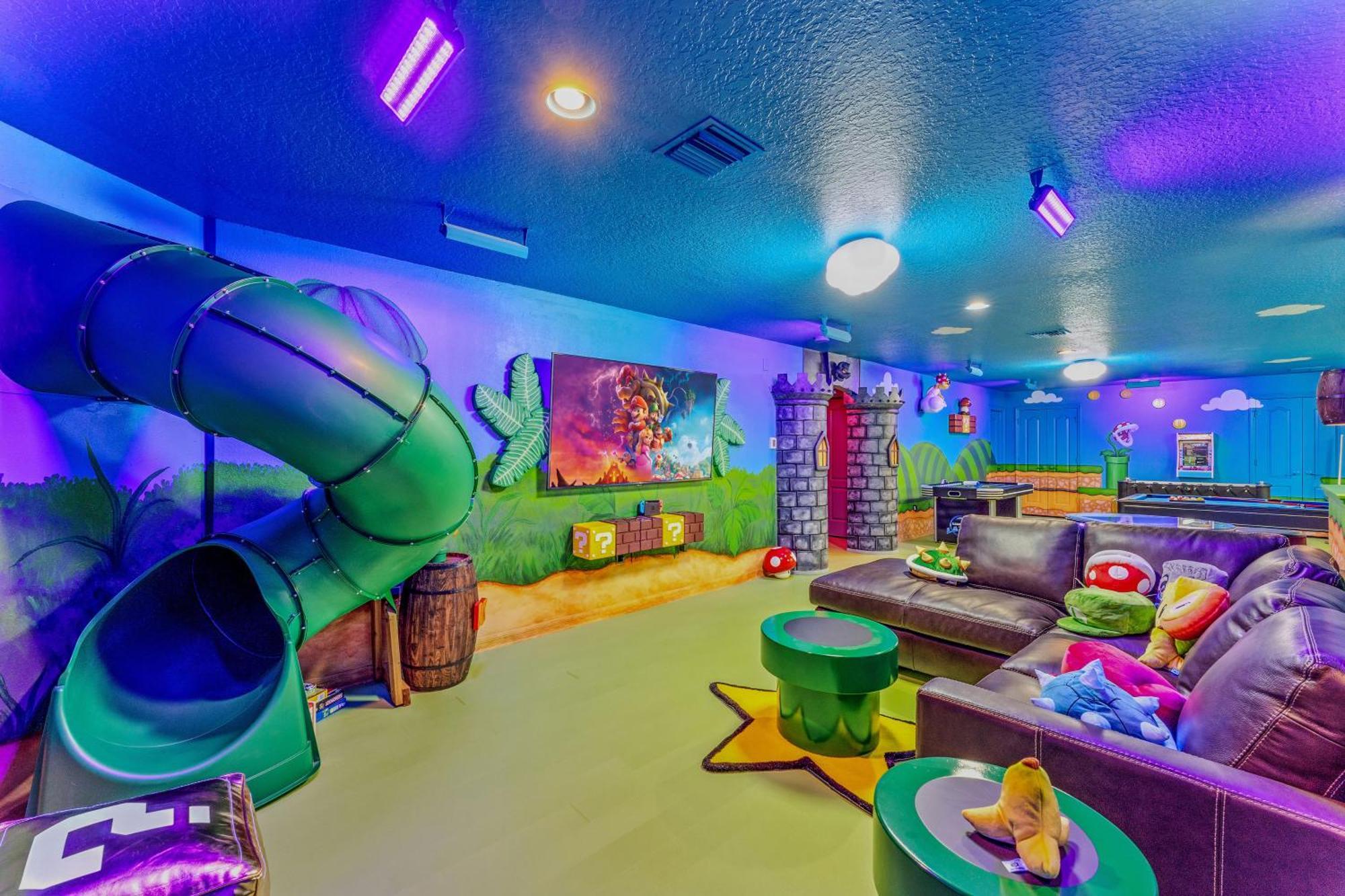 基西米Mario'S Magic Mansion - Family Fun! Private Heated Pool & Spa 4 Miles To Disney!别墅 外观 照片